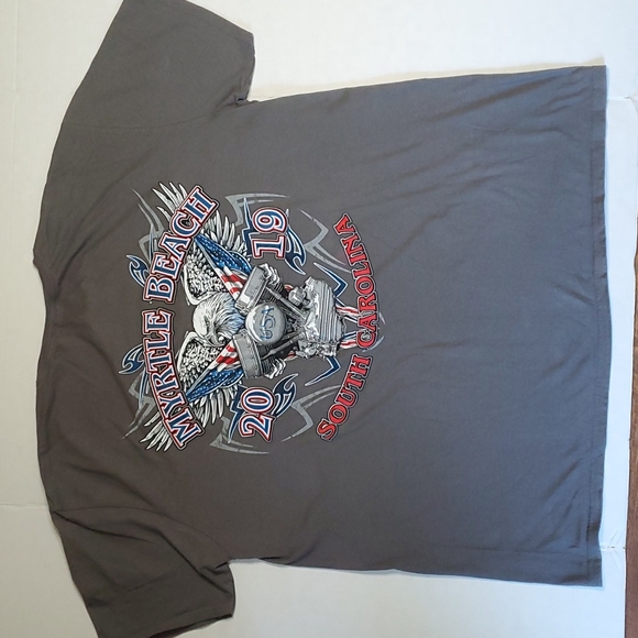 2019 Myrtle Beach Bike Week Tee Shirt  EUC - Picture 4 of 5